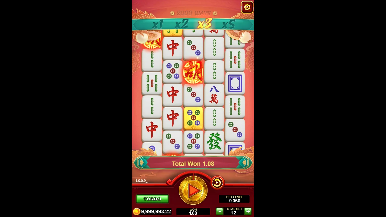 Vinnende kombinasjon i Golden Mahjong