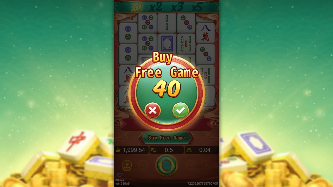 Kjøpsdialogen Buy Free Game i Mahjong Self-Drawn Win 2
