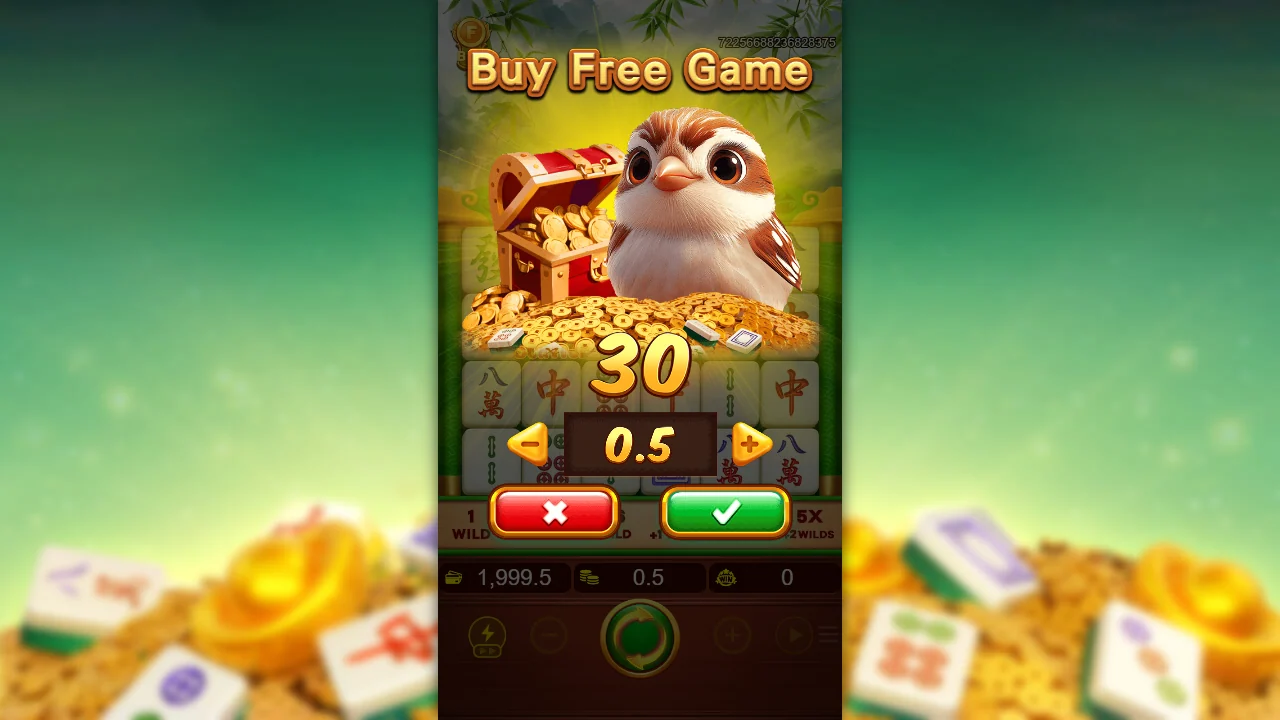 Kjøpsdialogen Buy Free Game i Mahjong Self-Drawn Win 4