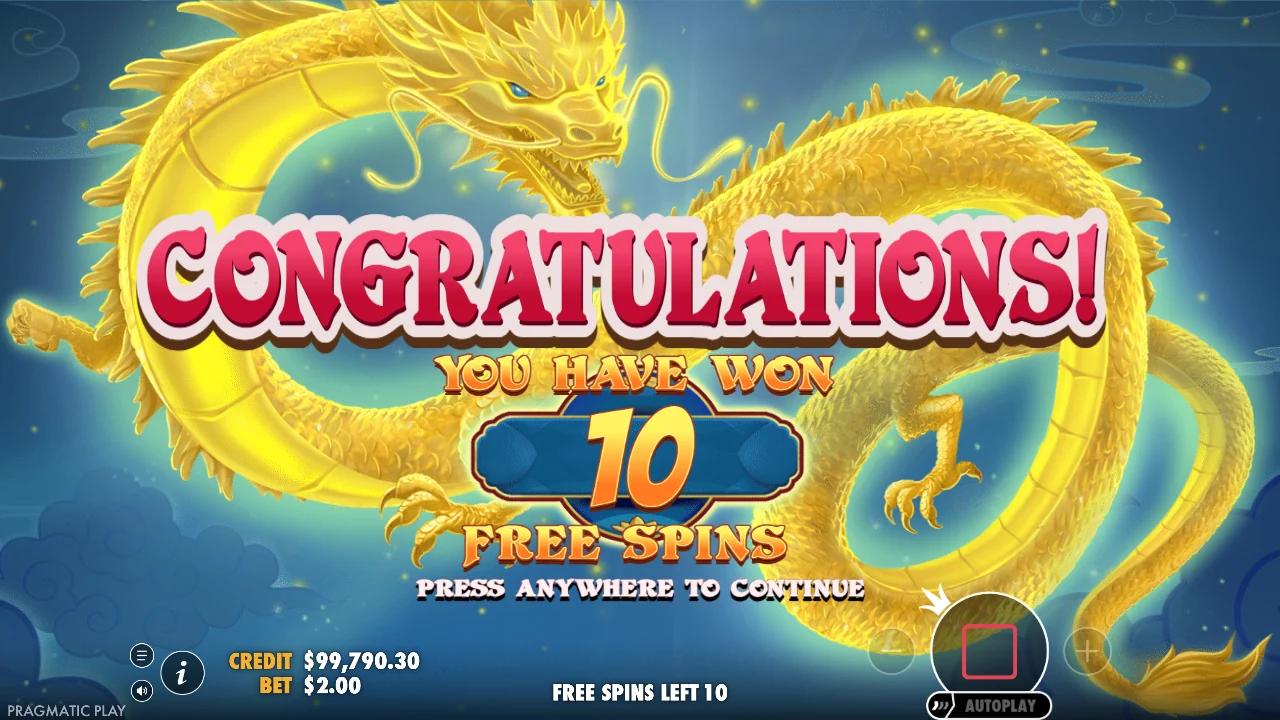 Bonusen tildeler ti frispinn i Mahjong Wins Super Scatter