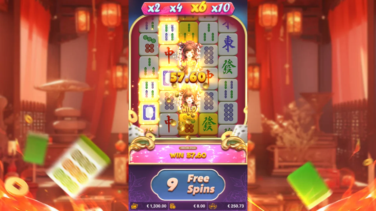 Kjøpte frispinn i gang i Mahjong Princess