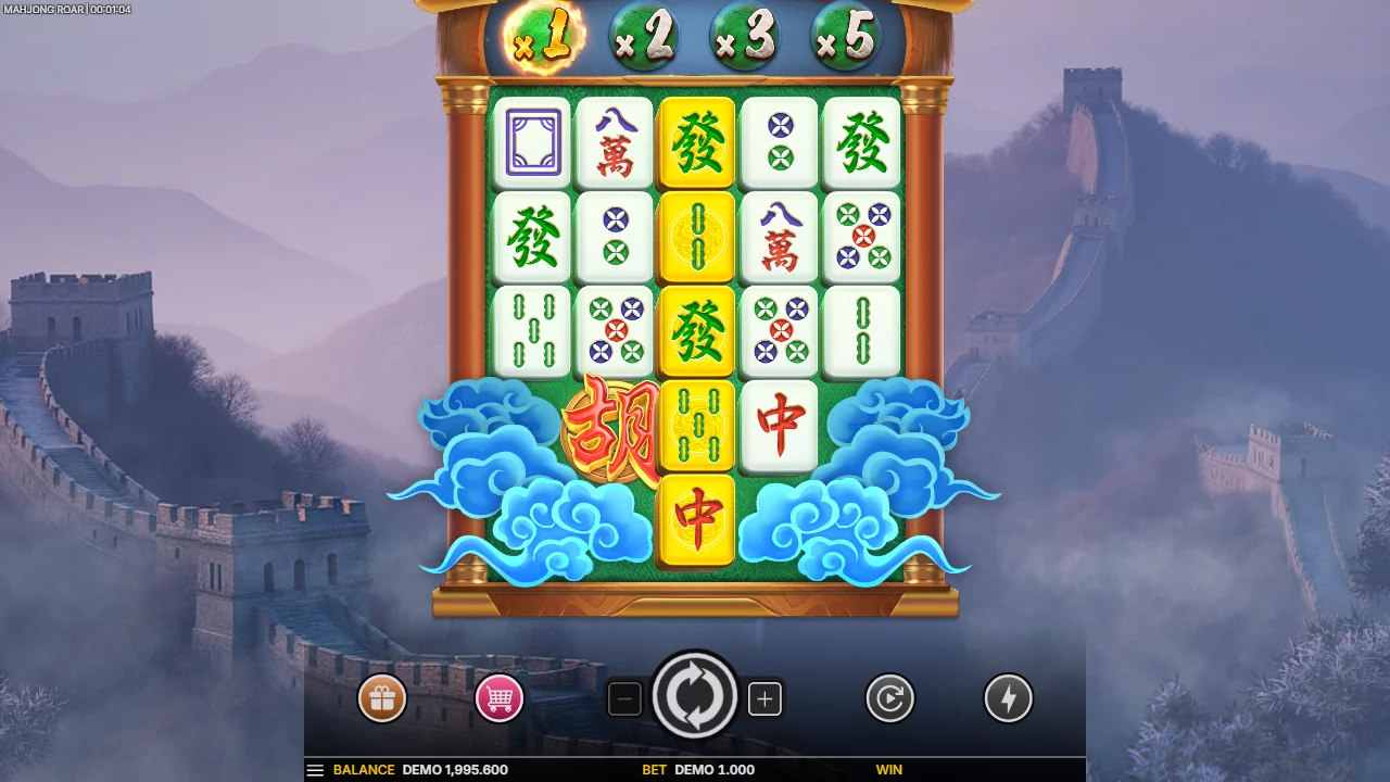 Grunnspillet i Mahjong Roar