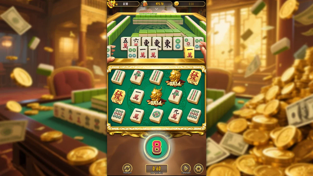 Kjøpte frispill i gang i Mahjong Deluxe Hand